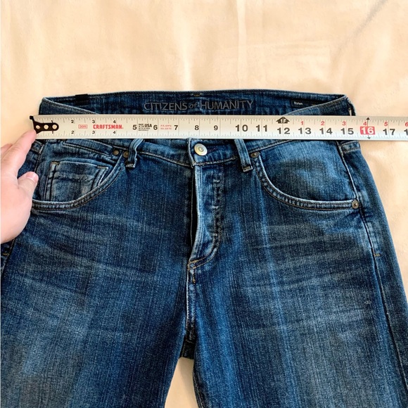 Citizens Of Humanity-COH Women's Sz 26 Dylan Relaxed Boy Jean Blue Cotton Blend - Picture 12 of 12